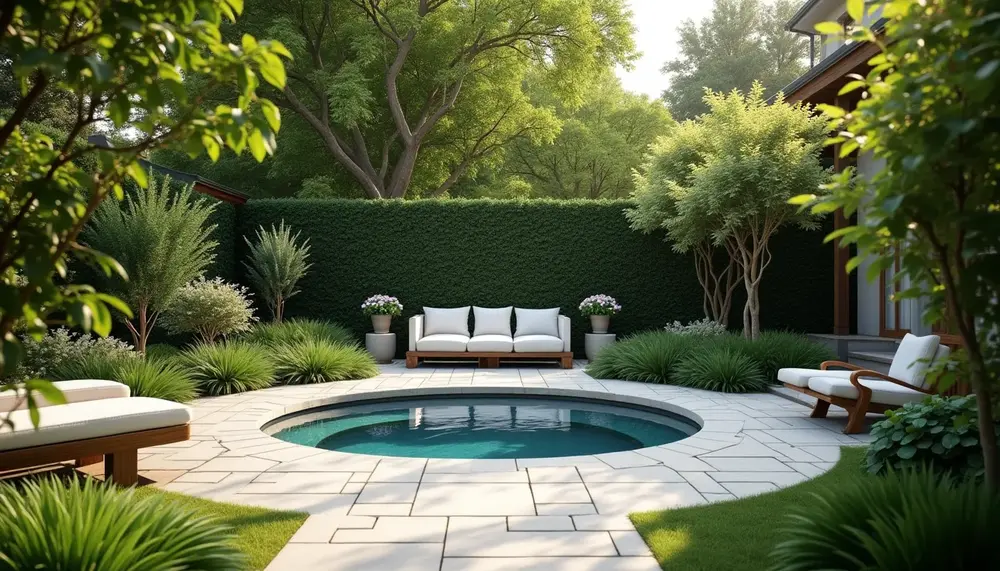gartengestaltung um whirlpool: Schaffe Deine private Wellnessoase