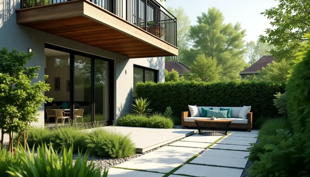 Gartengestaltung unter Balkon – clevere Lösungen für schwierige Flächen