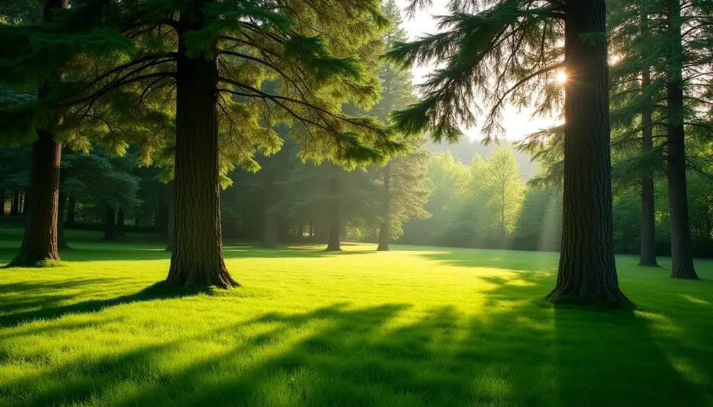 Gartengestaltung unter Tannen: Tipps für einen grünen Teppich im Schatten